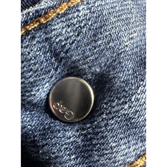 Gap 1969 Jeans Womens 29 Blue Always Skinny Distressed Denim Stretch Mid Rise